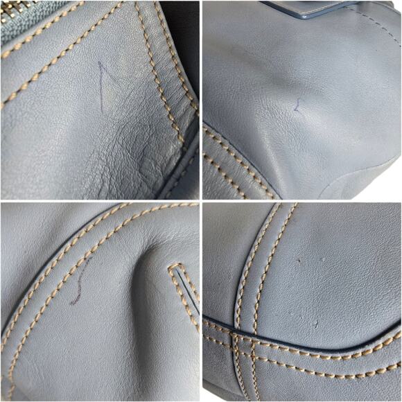 Coach Vintage Soho Leather Tote Light Blue 9544 - Picture 9 of 12